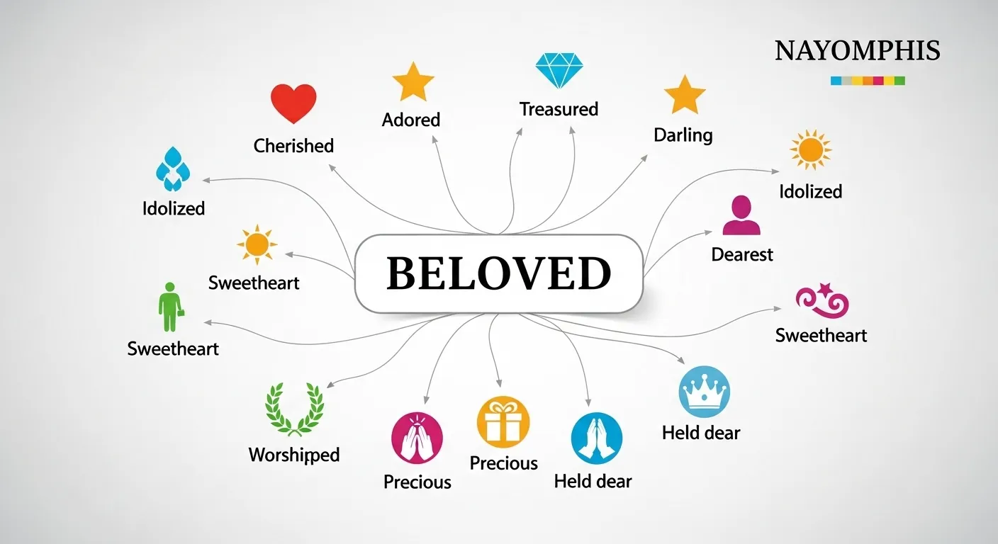 Synonyms for Beloved with meaning and Examples