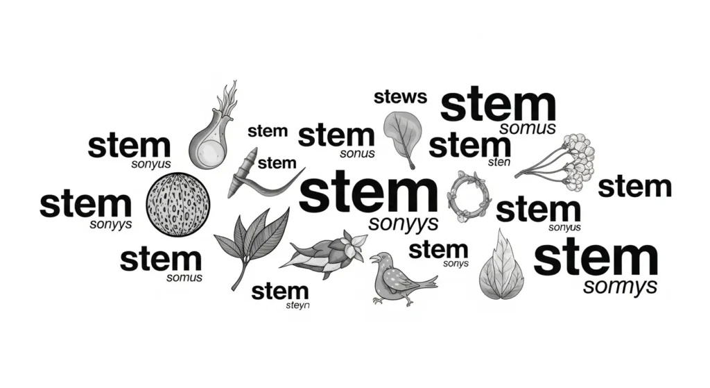 Synonyms-for-Stem