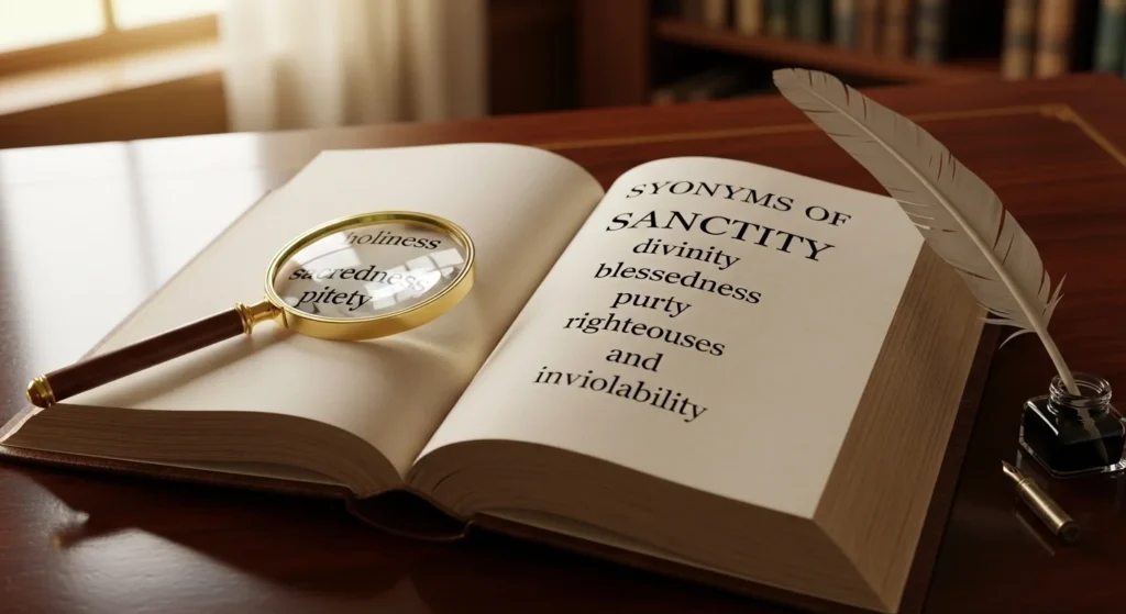 Synonyms of Sanctity