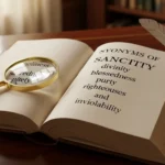 Synonyms of Sanctity