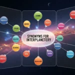 Synonyms for Interplanetary