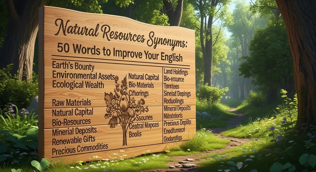 Natural Resources Synonyms