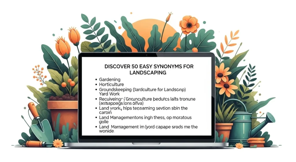 Synonyms for Landscaping