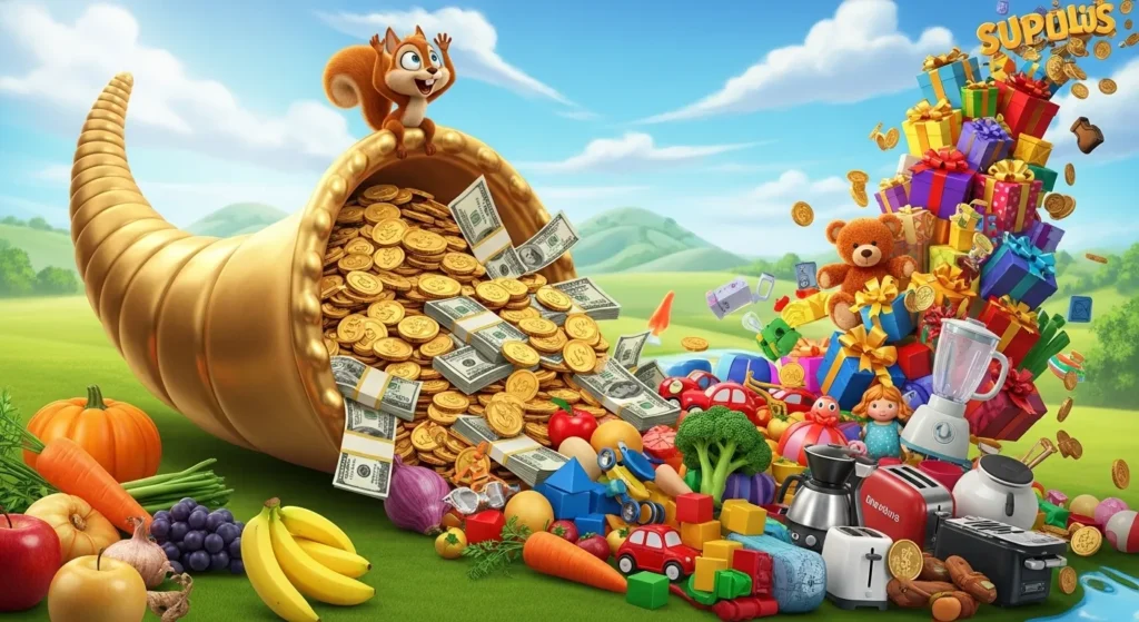 Synonyms for Surplus