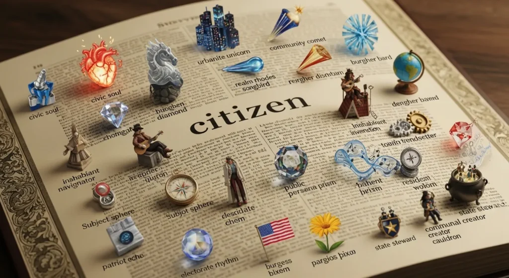 synonyms of citizen