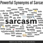 synonyms of sarcasm