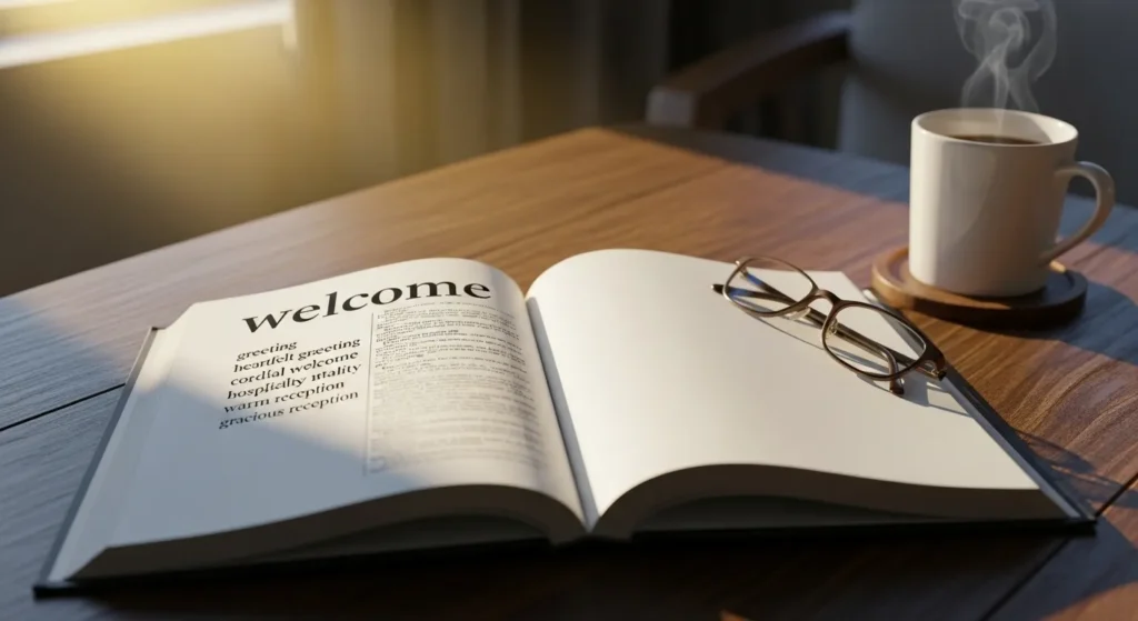 warm welcome synonyms