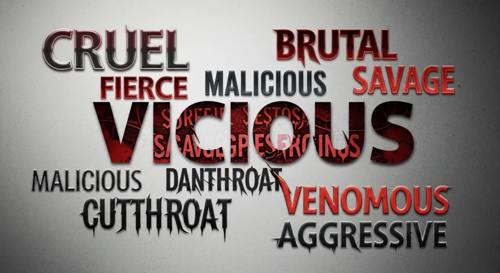 Synonyms-for-Vicious