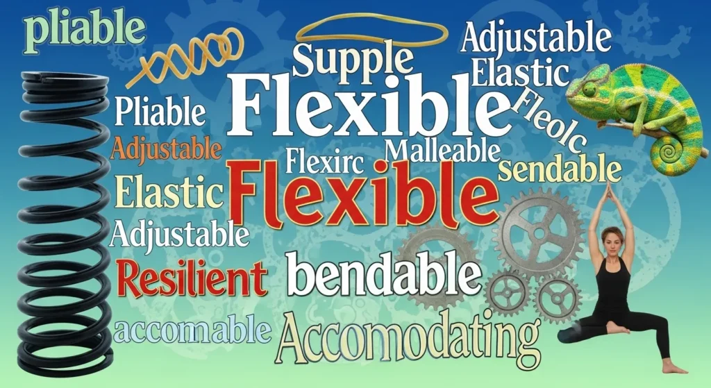Synonyms-of-Flexible