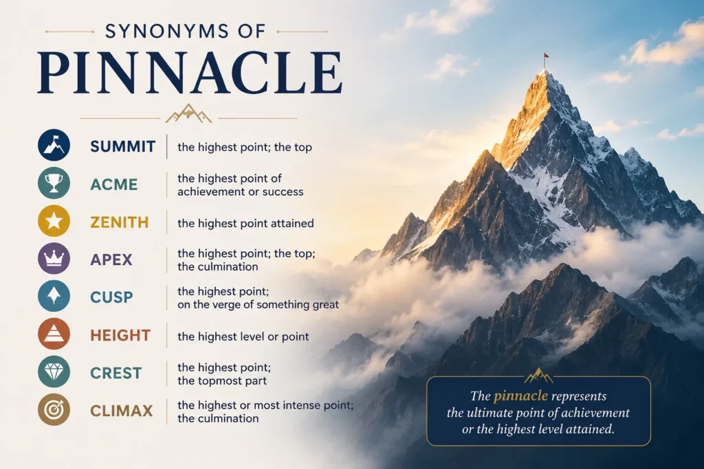 Synonyms-for-Pinnacle