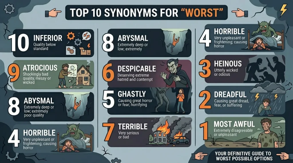 Synonyms-for-Worst
