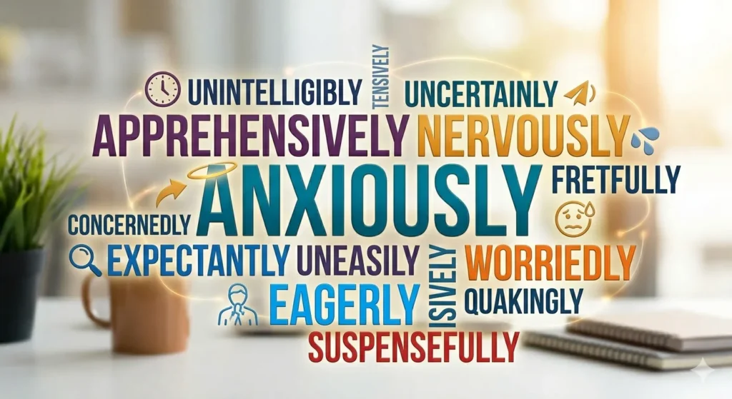 Synonyms-of-Anxiously