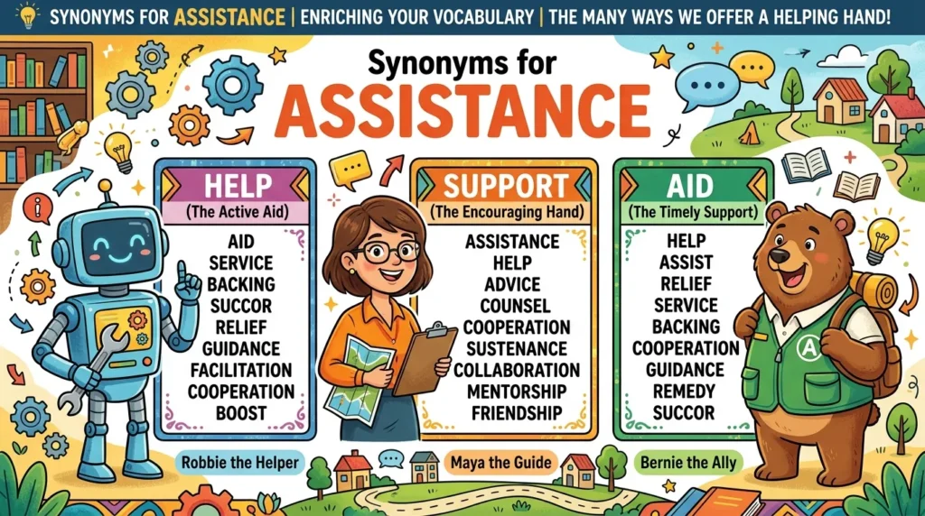 Synonyms-for-Assistance